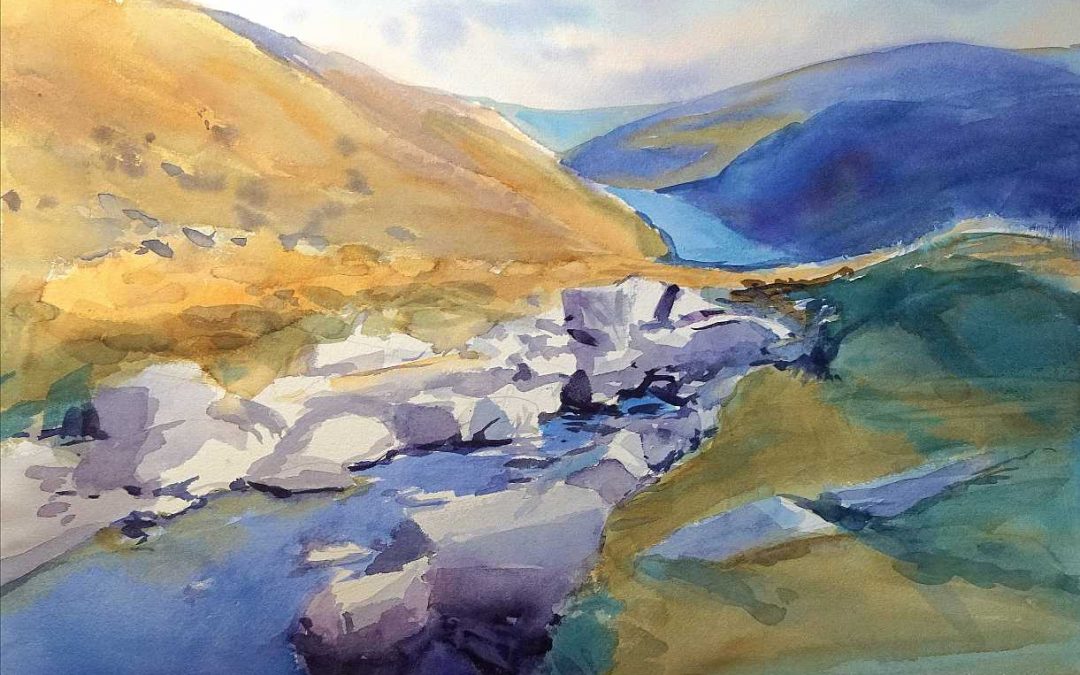 Glendalough painting