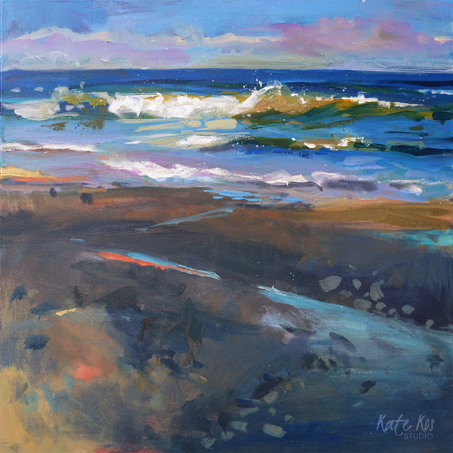 Featured image of post How To Paint A Beach Wave Acrylics - Crashing wave 1:32:37 min part 3: