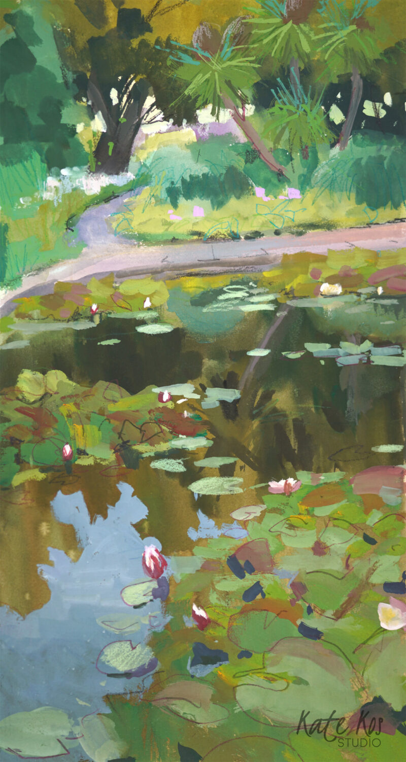 Lilies and Palms
