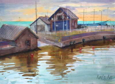 Orange Horizon over Courtown